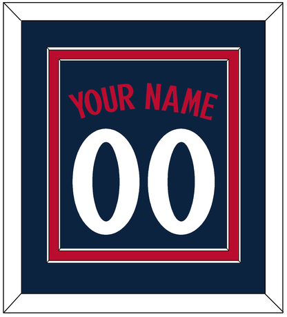 Minnesota Name & Number - Alternate Road Navy - Signature Tier 2