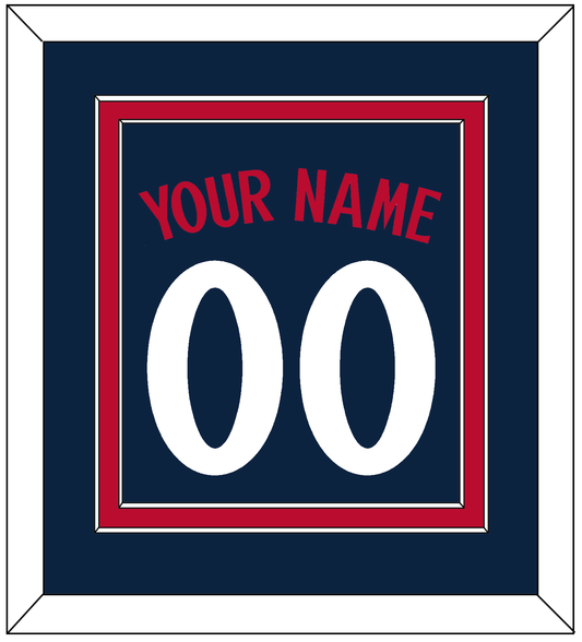 Minnesota Name & Number - Alternate Road Navy - Signature Tier 2