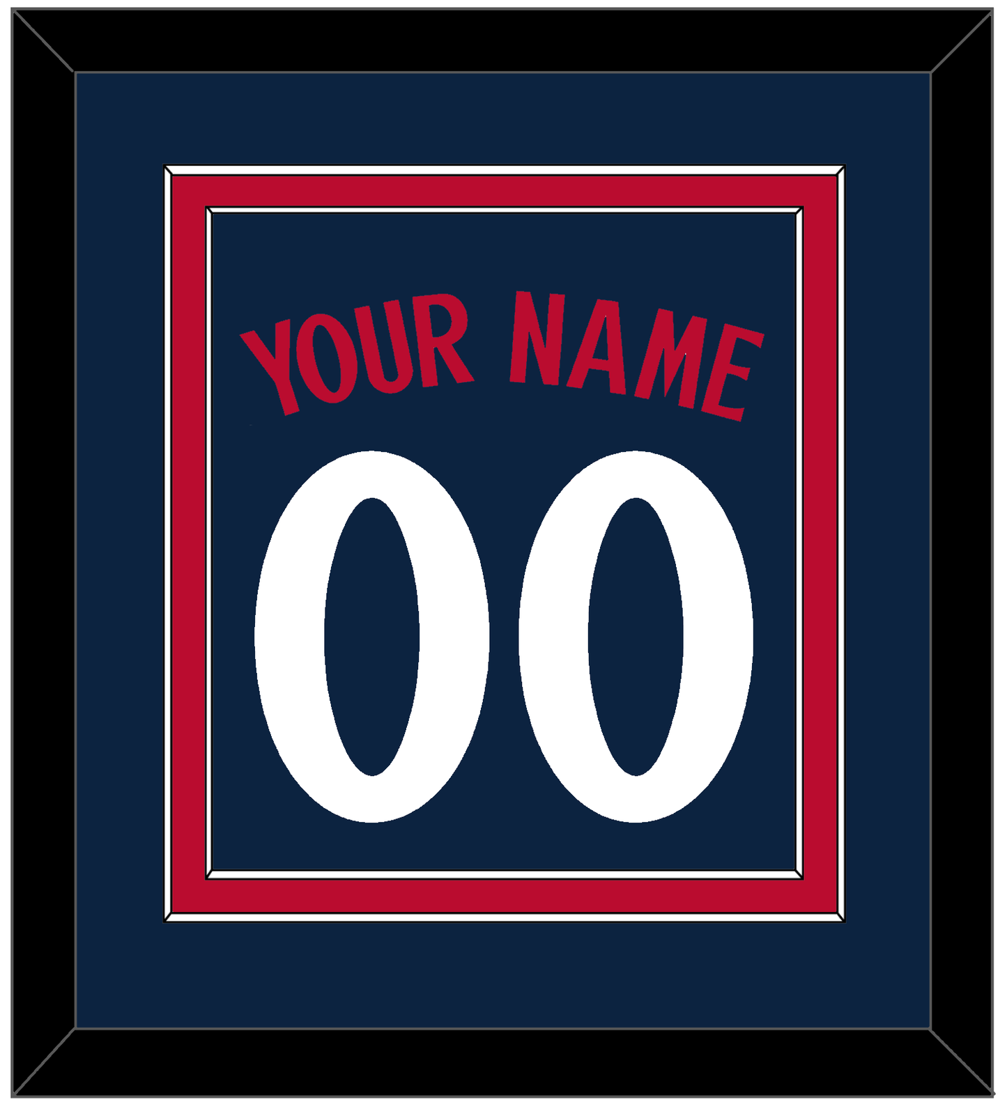 Minnesota Name & Number - Alternate Road Navy - Signature Tier 2