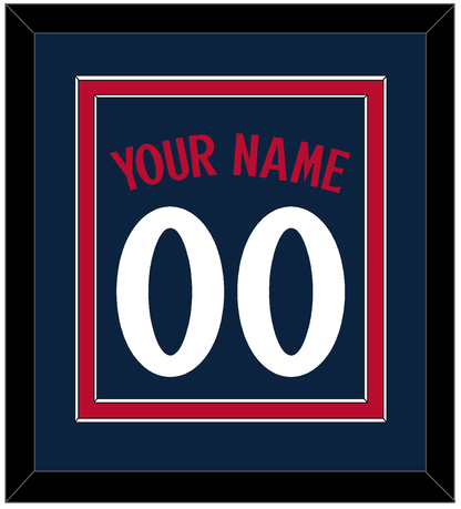 Minnesota Name & Number - Alternate Road Navy - Signature Tier 2