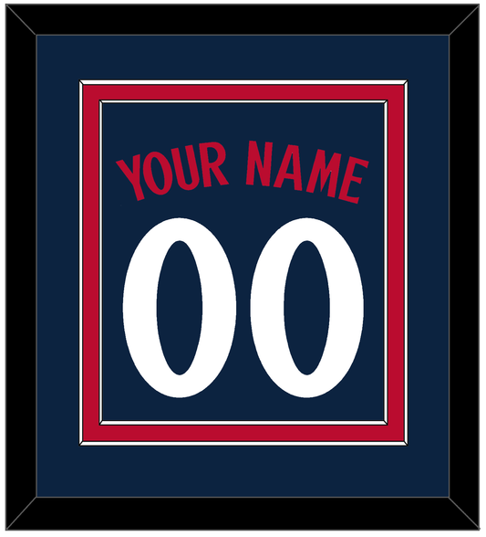 Minnesota Name & Number - Alternate Road Navy - Signature Tier 2