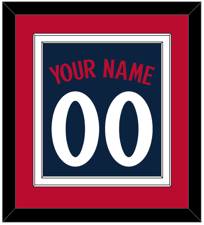 Minnesota Name & Number - Alternate Road Navy - Signature Tier 3