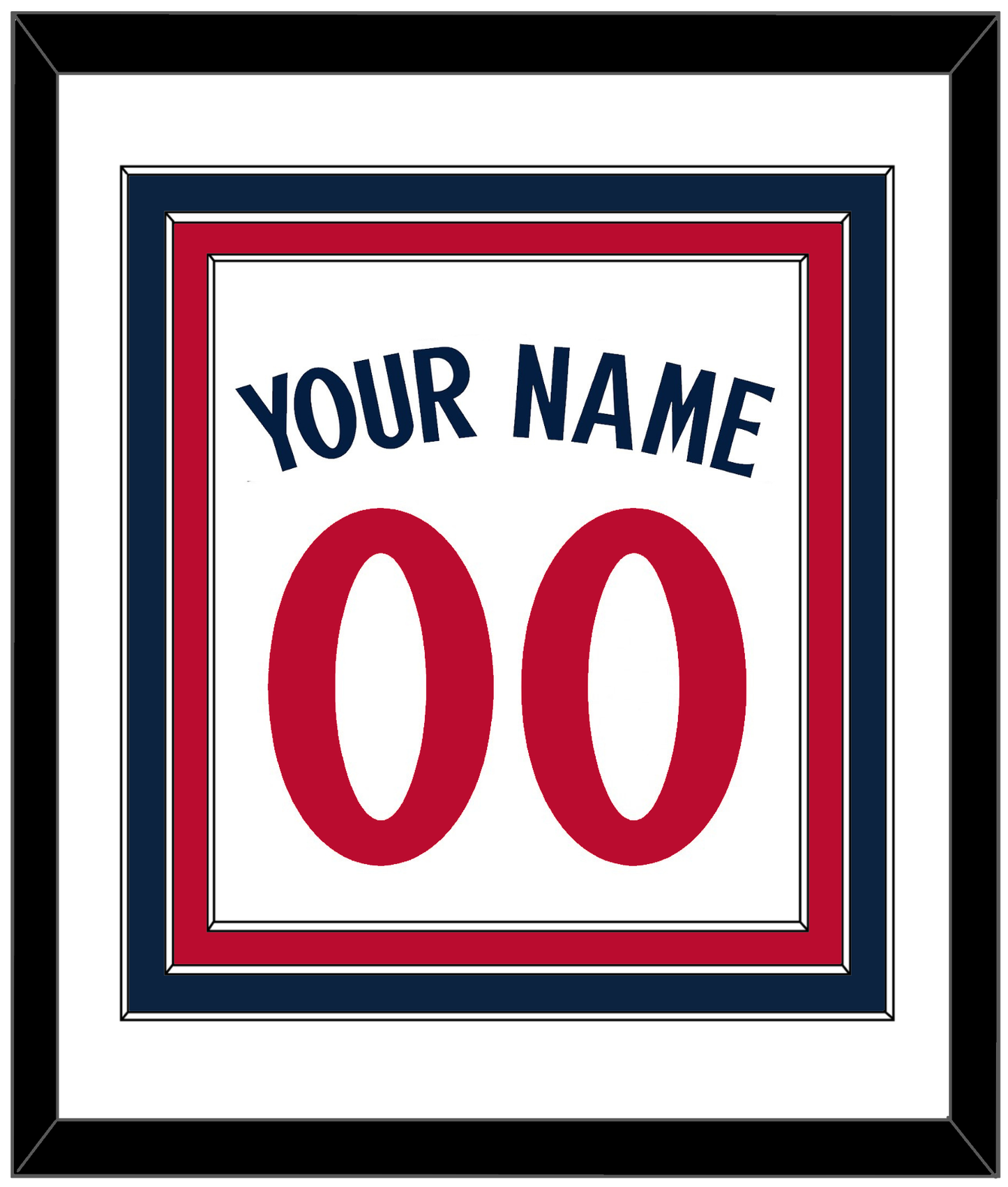 Minnesota Name & Number - Home White - Premier Tier 1