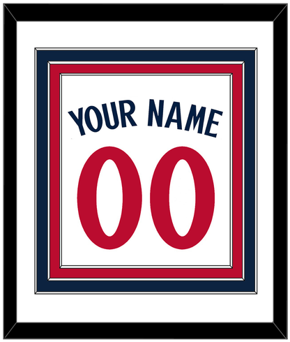 Minnesota Name & Number - Home White - Premier Tier 1