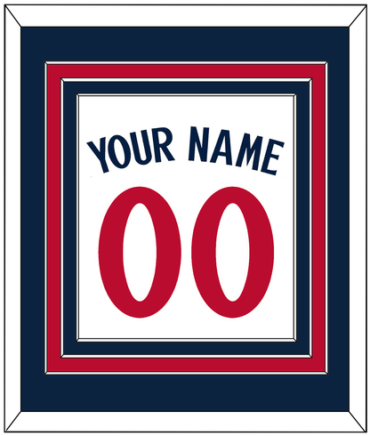 Minnesota Name & Number - Home White - Premier Tier 2