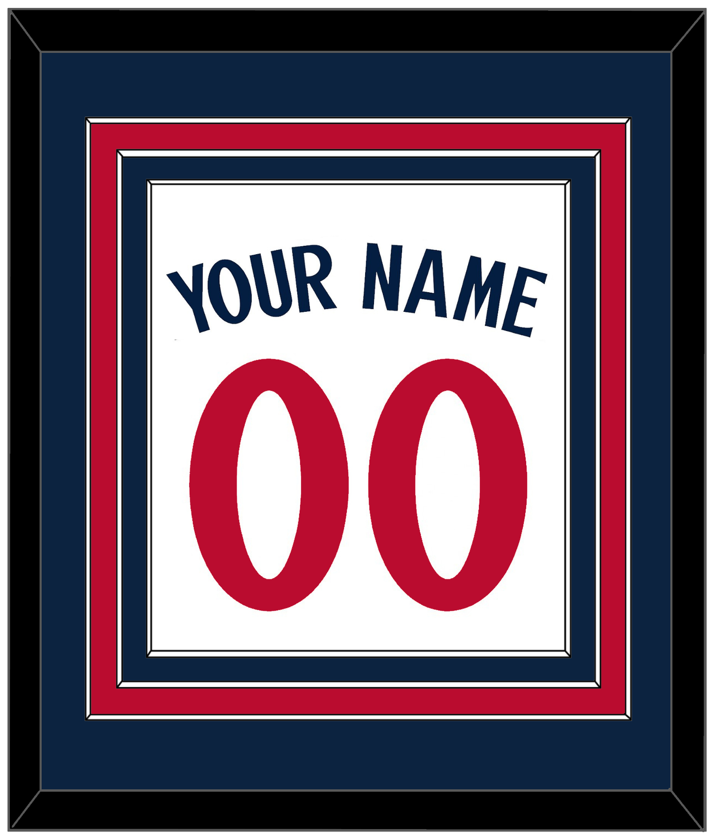 Minnesota Name & Number - Home White - Premier Tier 2