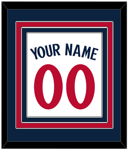Minnesota Name & Number - Home White - Premier Tier 2