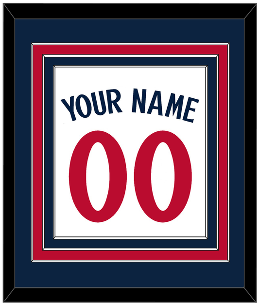 Minnesota Name & Number - Home White - Premier Tier 2