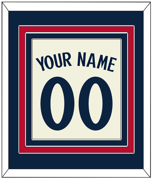 Minnesota Name & Number - Alternate Home Cream - Premier Tier 2