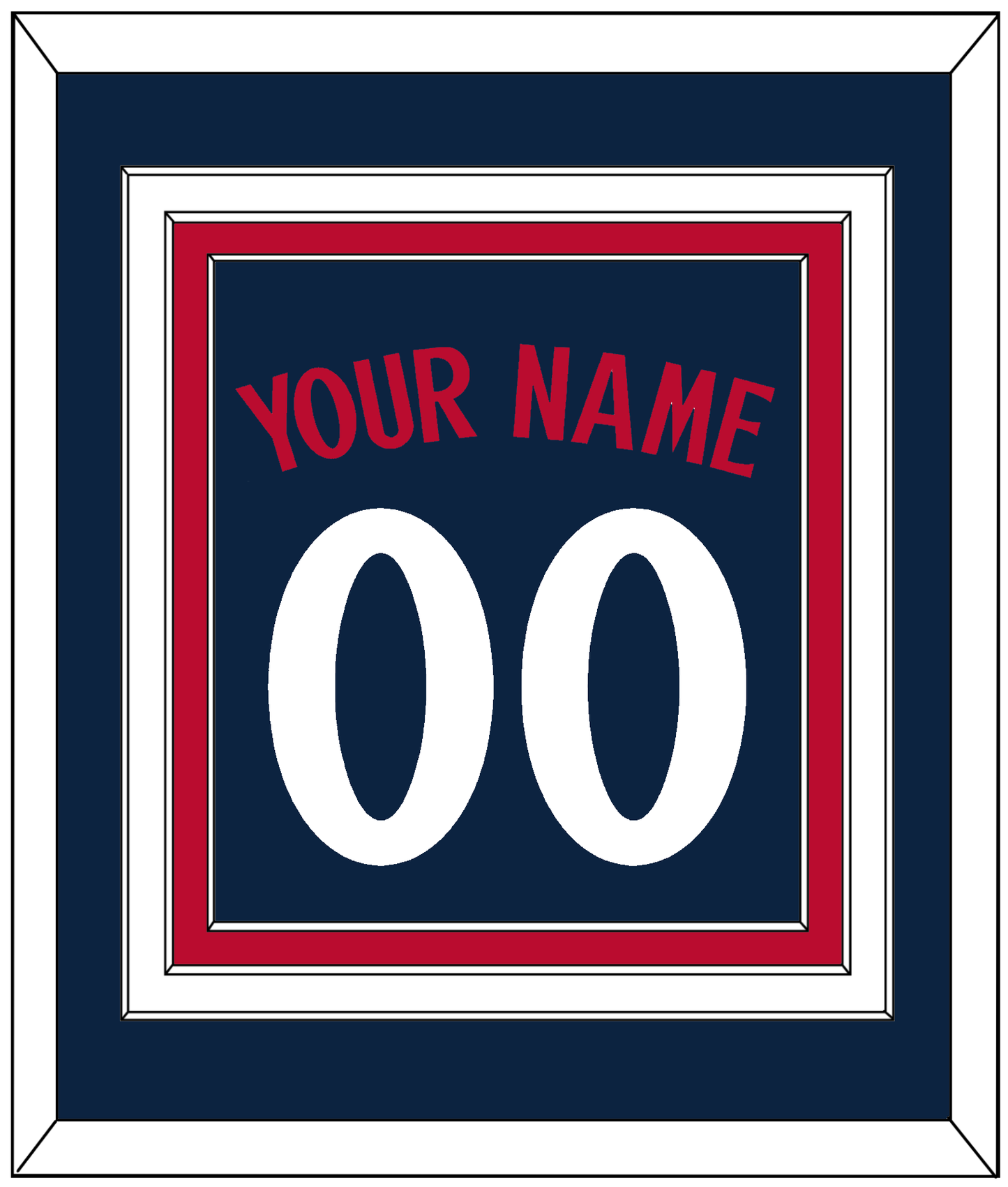 Minnesota Name & Number - Alternate Road Navy - Premier Tier 2