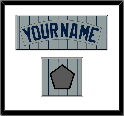 Minnesota Nameplate & World Series Patch - Road Gray Pinstripes (1987-2009) - Essential Tier 1