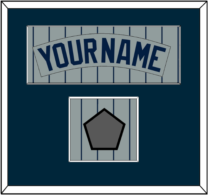 Minnesota Nameplate & 1987 World Series Champions Patch - Road Gray Pinstripes (1987-2009) - Essential Tier 2