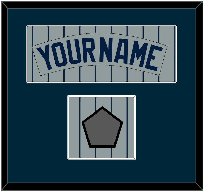 Minnesota Nameplate & 1987 World Series Champions Patch - Road Gray Pinstripes (1987-2009) - Essential Tier 2