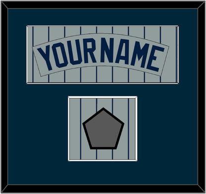 Minnesota Nameplate & World Series Patch - Road Gray Pinstripes (1987-2009) - Essential Tier 2