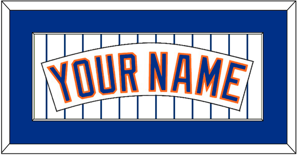 New York Nameplate - Home Pinstripes (1983-1986) - Single Mat 1