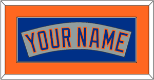 New York Nameplate - Road Gray (1982-1986) - Single Mat 4