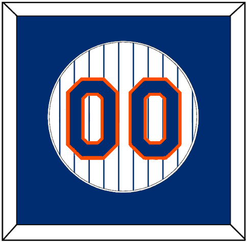 New York Number - Home Pinstripes - Single Mat 1