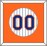 New York Number - Home Pinstripes (1983-1990) - Single Mat 2