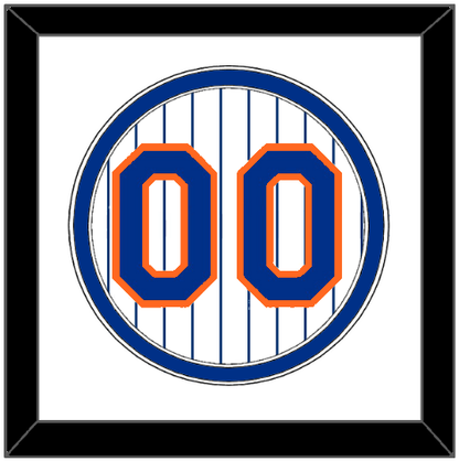 New York Number - Home Pinstripes (1983-1990) - Signature Tier 1