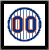 New York Number - Home Pinstripes (1983-1990) - Double Mat 1