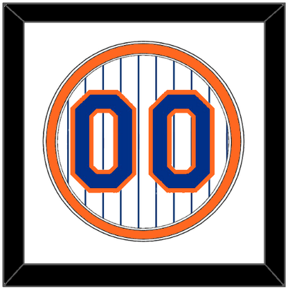 New York Number - Home Pinstripes (1983-1990) - Signature Tier 2