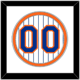 New York Number - Home Pinstripes (1983-1990) - Double Mat 2