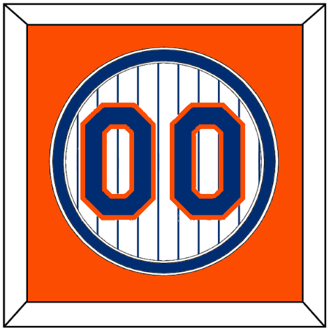 New York Number - Home Pinstripes - Signature Tier 4