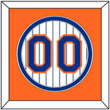 New York Number - Home Pinstripes (1983-1990) - Double Mat 4