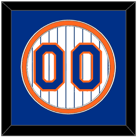 New York Number - Home Pinstripes (1983-1990) - Signature Tier 3