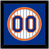 New York Number - Home Pinstripes (1983-1990) - Double Mat 3