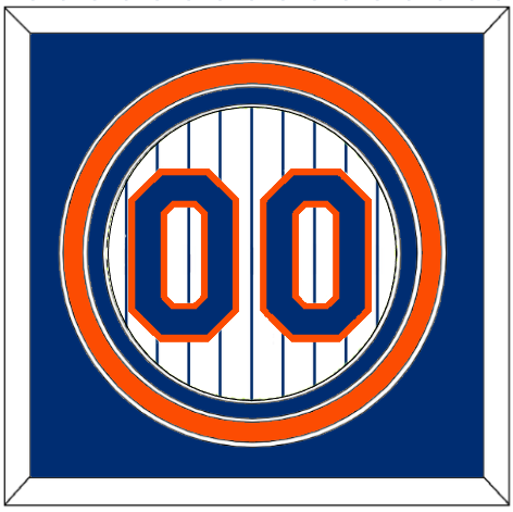 New York Number - Home Pinstripes- Triple Mat 2