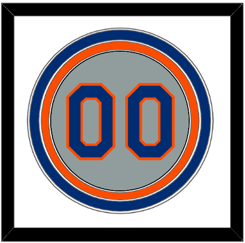 New York Number - Road Gray - Premier Tier 1