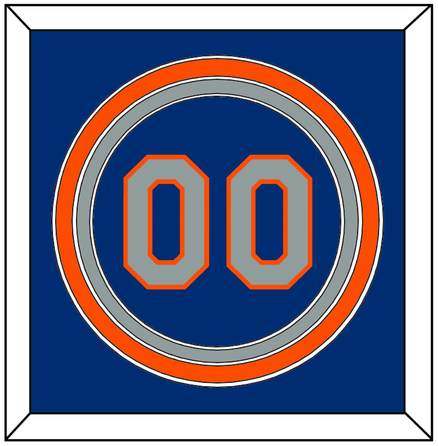 New York Number - Alternate Road Blue - Premier Tier 2