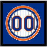 New York Number - Home Pinstripes (1983-1990)- Triple Mat 2