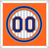 New York Number - Home Pinstripes (1983-1990)- Triple Mat 3