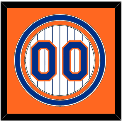 New York Number - Home Pinstripes (1983-1990)- Premier Tier 3