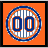 New York Number - Home Pinstripes (1983-1990)- Triple Mat 3