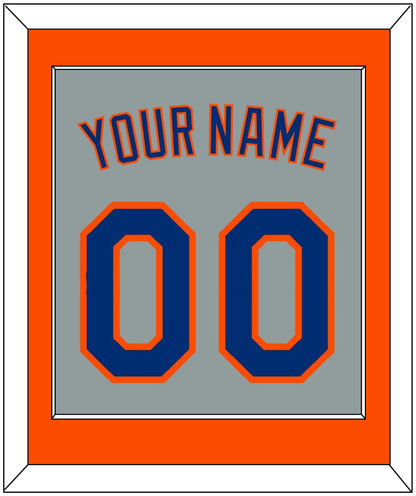 New York Name & Number - Road Gray - Essential Tier 3