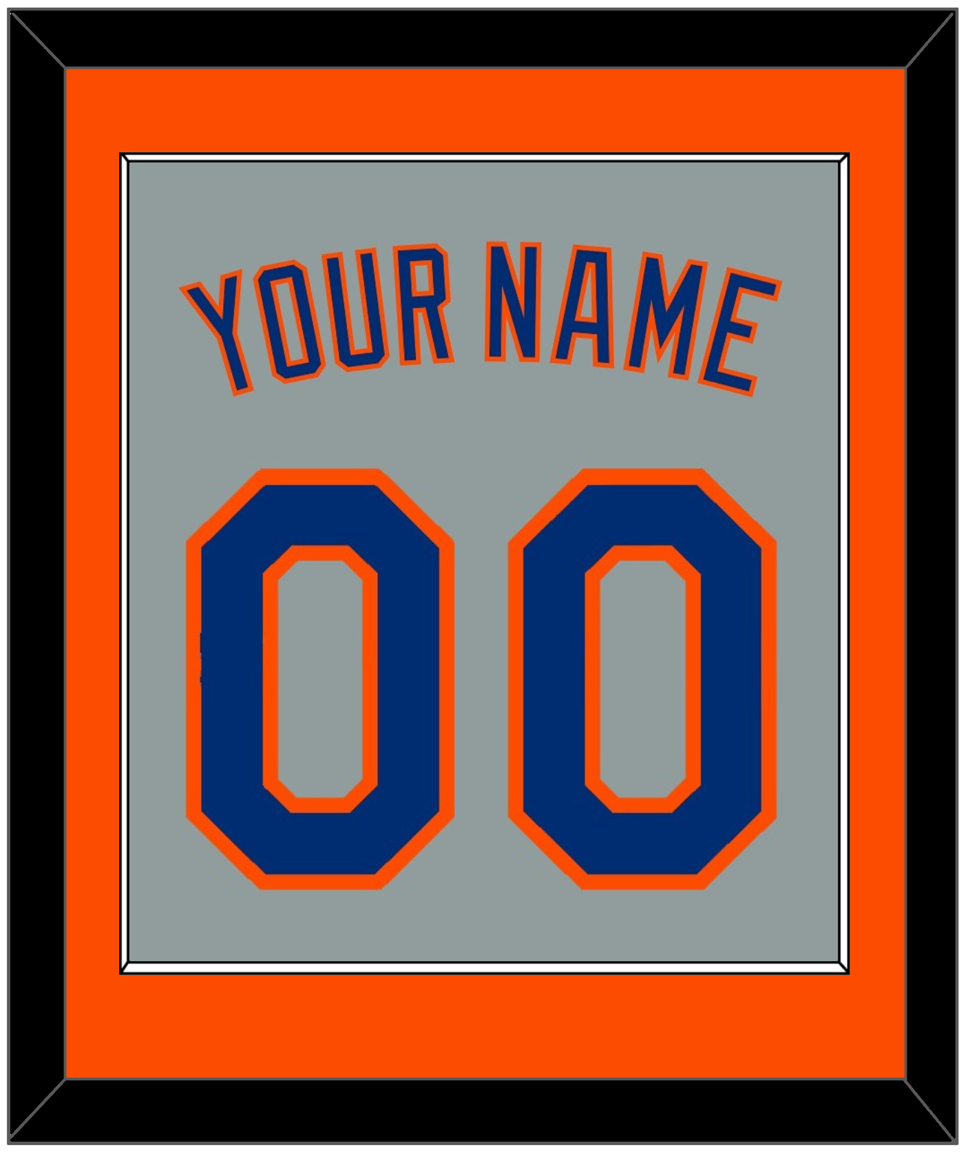 New York Name & Number - Road Gray - Essential Tier 3