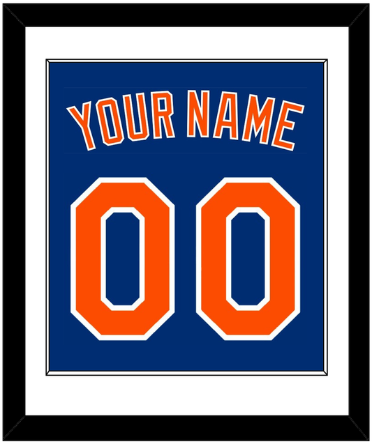 New York Name & Number - Alternate Home Blue - Essential Tier 1