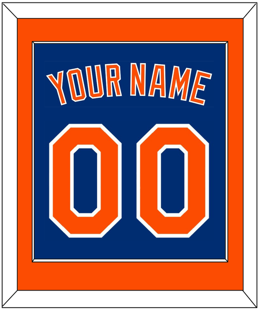New York Name & Number - Alternate Home Blue - Essential Tier 2
