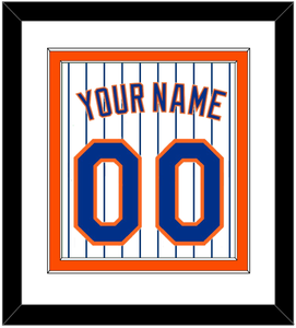 New York Name & Number - Home Pinstripes - Double Mat 2