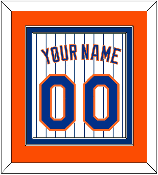 New York Name & Number - Home Pinstripes - Signature Tier 4