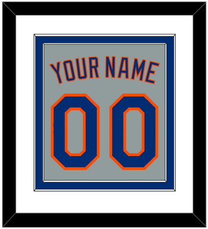New York Name & Number - Road Gray - Signature Tier 1