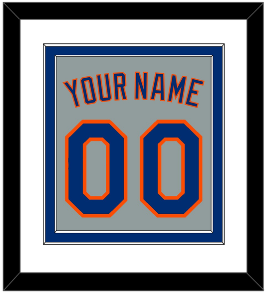 New York Name & Number - Road Gray - Signature Tier 1