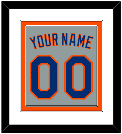 New York Name & Number - Road Gray - Signature Tier 2