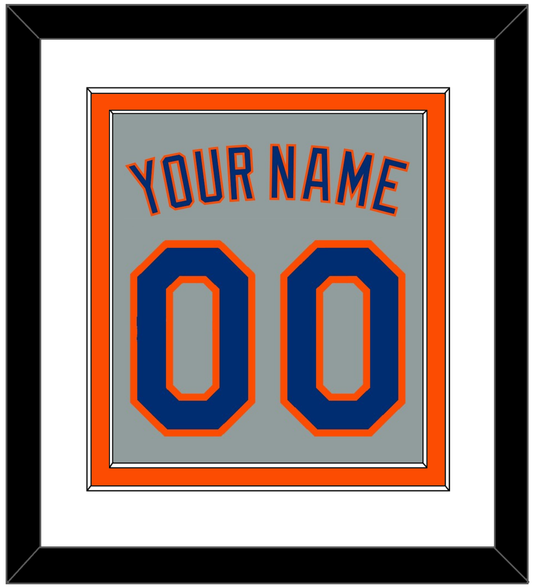 New York Name & Number - Road Gray - Signature Tier 2