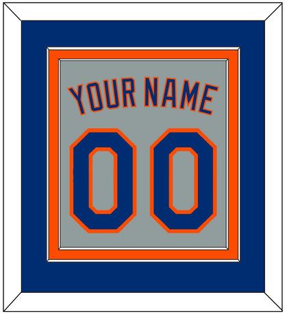New York Name & Number - Road Gray - Signature Tier 3