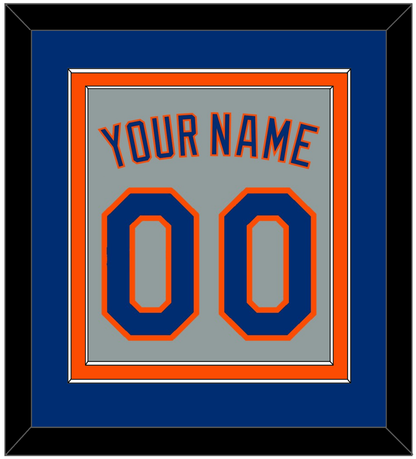 New York Name & Number - Road Gray - Signature Tier 3