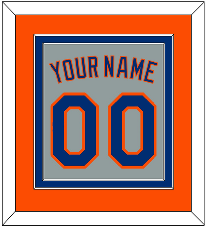 New York Name & Number - Road Gray - Signature Tier 4
